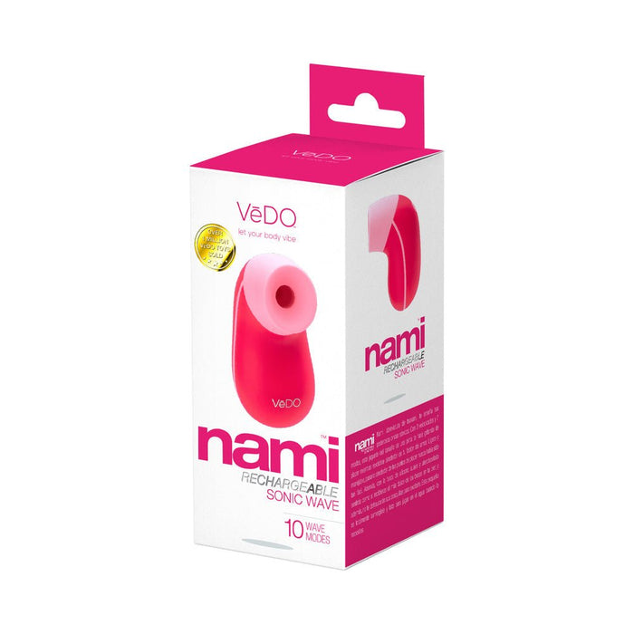 Vedo Nami Rechargeable Sonic Vibe Foxy Pink - SexToy.com