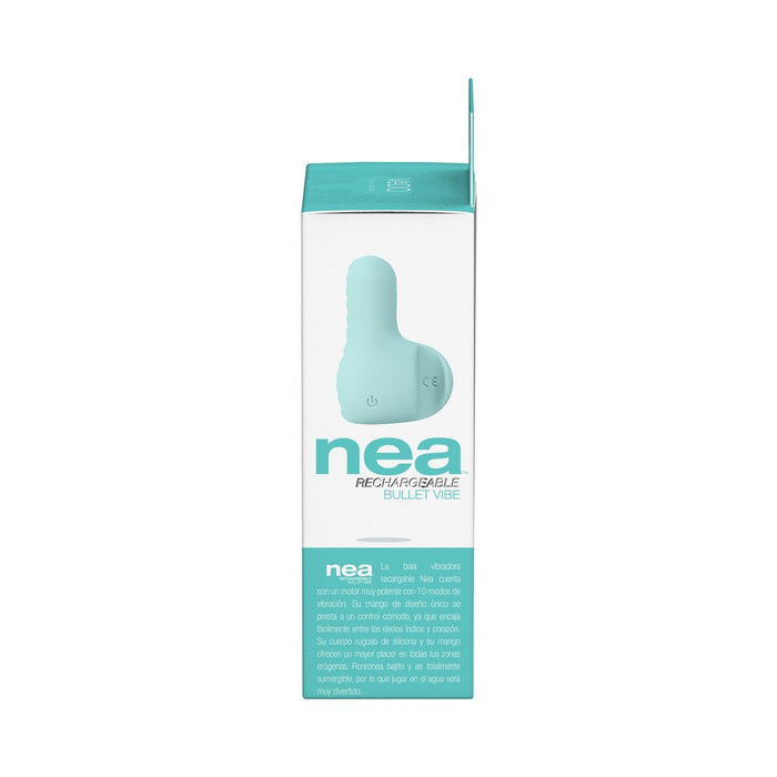 Vedo Nea Rechargeable Finger Vibe Tease Me Turquoise - SexToy.com