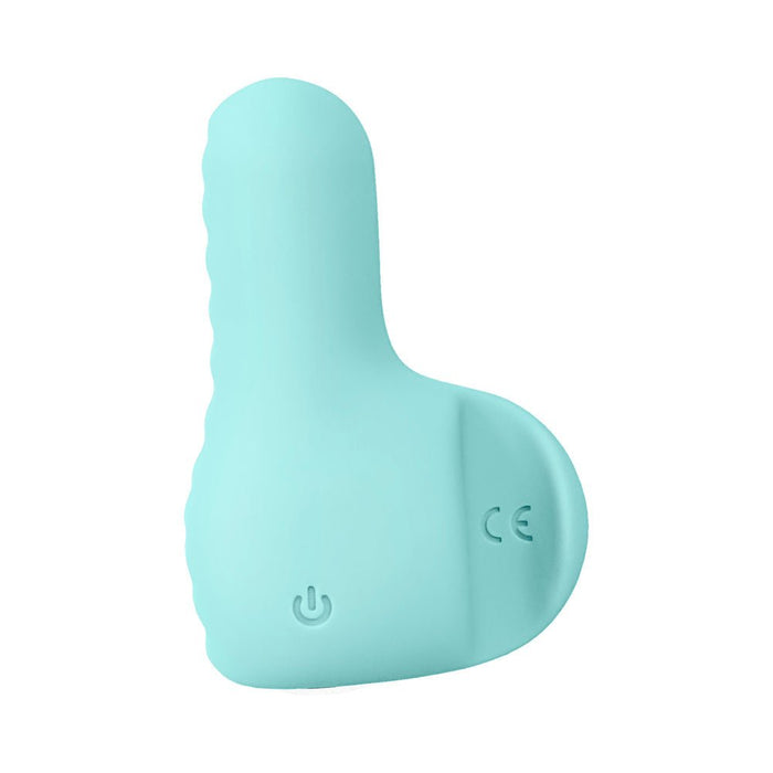 Vedo Nea Rechargeable Finger Vibe Tease Me Turquoise - SexToy.com