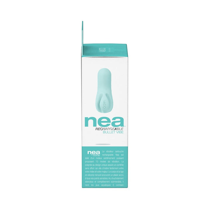 Vedo Nea Rechargeable Finger Vibe Tease Me Turquoise - SexToy.com