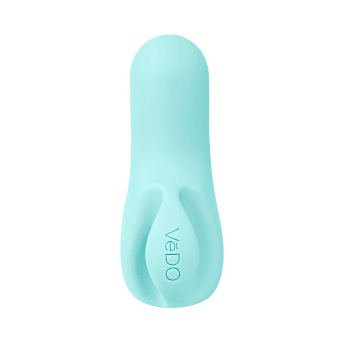 Vedo Nea Rechargeable Finger Vibe Tease Me Turquoise - SexToy.com