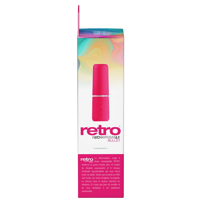 Vedo Retro Rechargeable Bullet Pink - SexToy.com