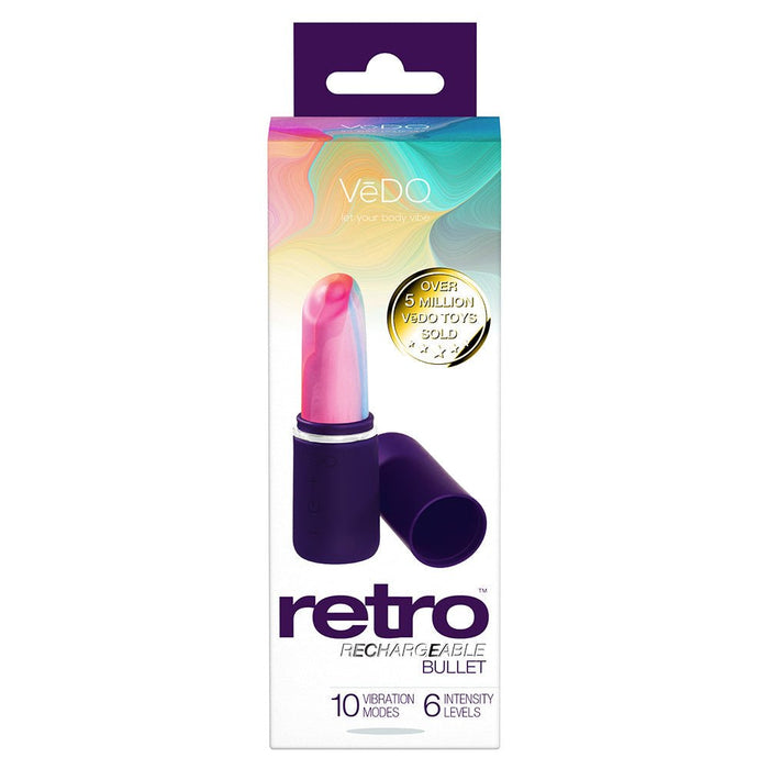 Vedo Retro Rechargeable Bullet Purple - SexToy.com