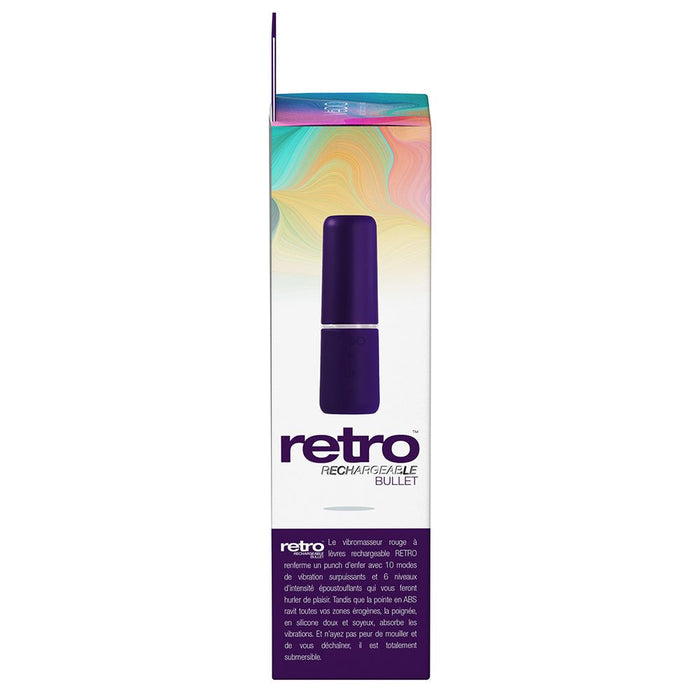 Vedo Retro Rechargeable Bullet Purple - SexToy.com