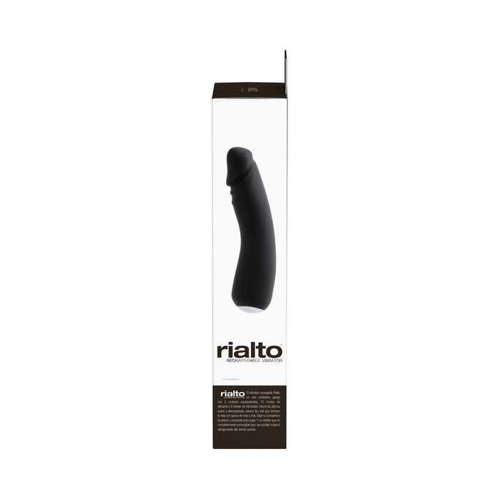 Vedo Rialto Rechargeable Vibe Black Pearl - SexToy.com