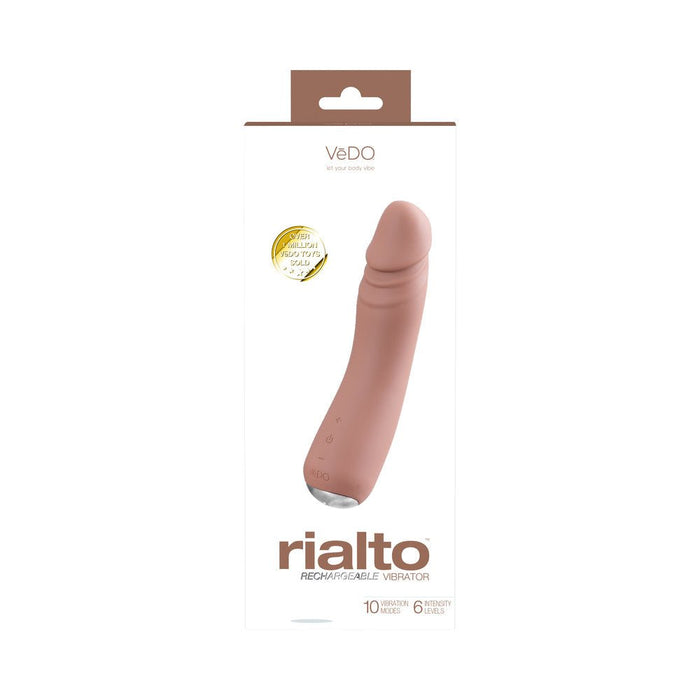 Vedo Rialto Rechargeable Vibe Mocha - SexToy.com