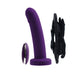 Vedo Strapped Rechargeable Vibrating Strap - on Deep Purple - SexToy.com