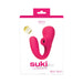 Vedo Suki Plus Rechargeable Dual Sonic Vibe Foxy Pink - SexToy.com