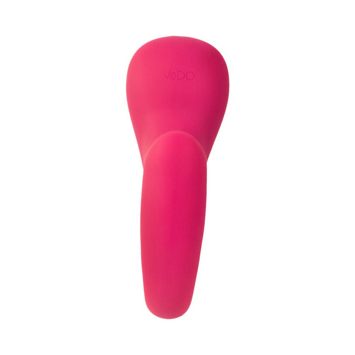 Vedo Suki Plus Rechargeable Dual Sonic Vibe Foxy Pink - SexToy.com