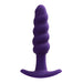 Vedo Twist Rechargeable Silicone Vibrating Anal Plug Purple - SexToy.com