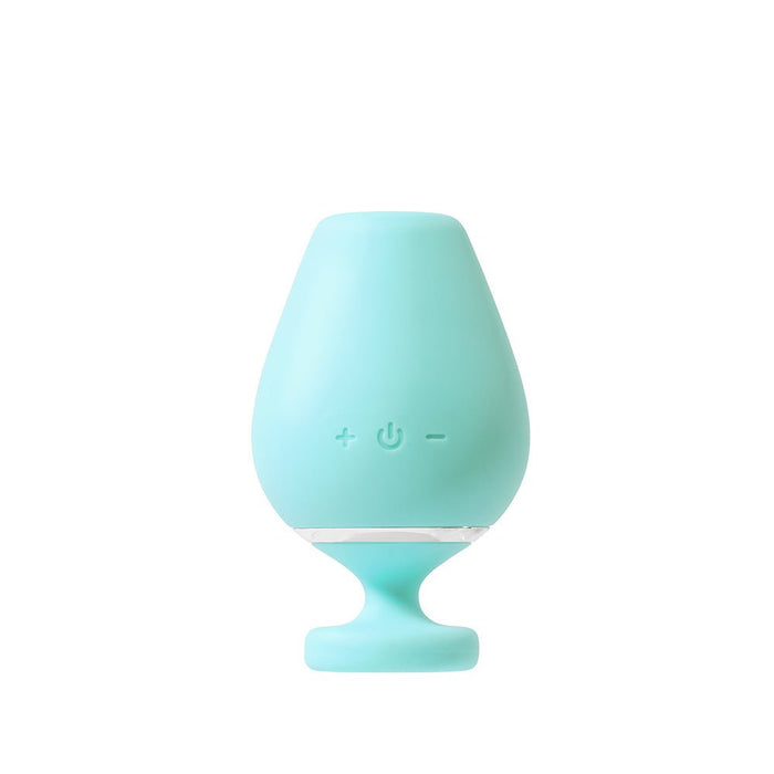 Vedo Vino Rechargeable Vibrating Sonic Vibe Turquoise - SexToy.com