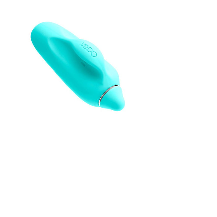 Vedo Vivi Rechargeable Finger Vibe Tease Me Turquoise - SexToy.com