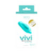 Vedo Vivi Rechargeable Finger Vibe Tease Me Turquoise - SexToy.com