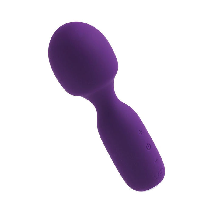 Vedo Wini Rechargeable Mini Wand Deep Purple - SexToy.com