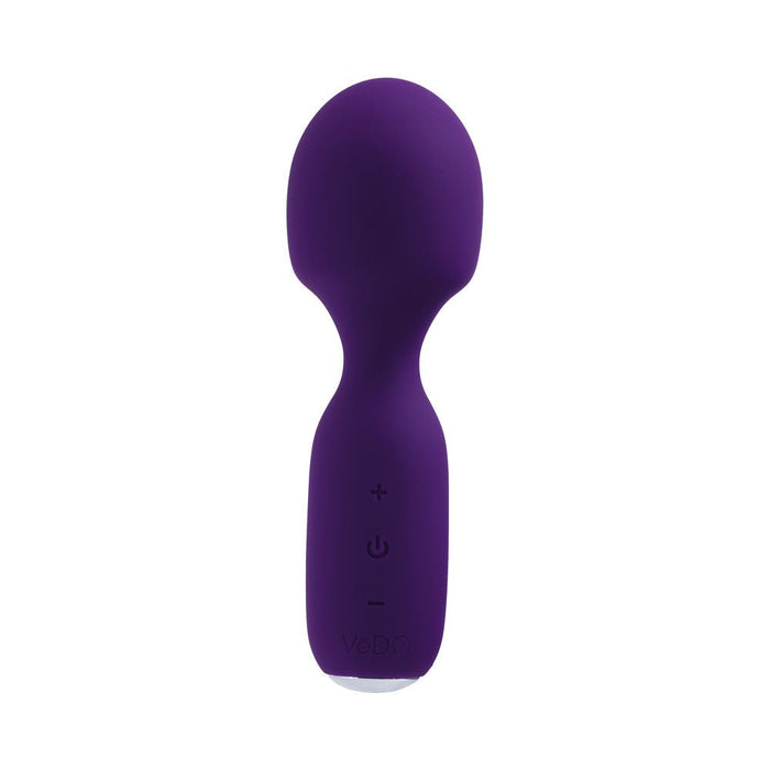 Vedo Wini Rechargeable Mini Wand Deep Purple - SexToy.com