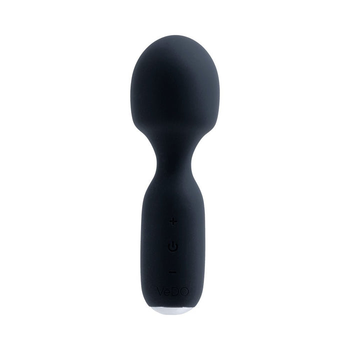 Vedo Wini Rechargeable Mini Wand Just Black - SexToy.com