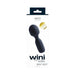 Vedo Wini Rechargeable Mini Wand Just Black - SexToy.com