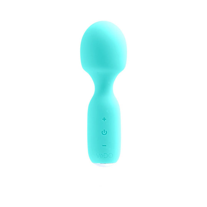 Vedo Wini Rechargeable Mini Wand Tease Me Turquoise - SexToy.com