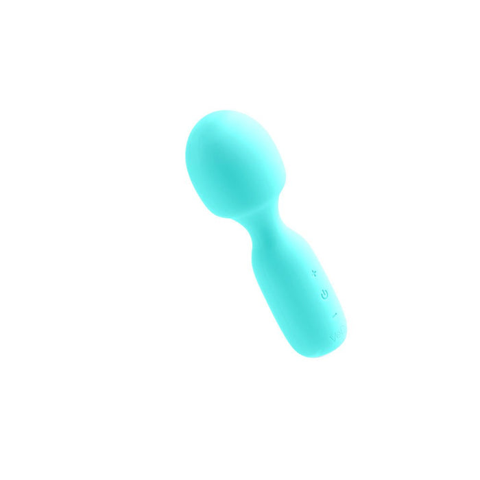 Vedo Wini Rechargeable Mini Wand Tease Me Turquoise - SexToy.com