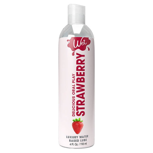 WET STRAWBERRY ORAL 4 OZ - SexToy.com