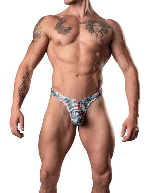 YOUR LACE OR MINE JOCK RED WHITE & BLUE L/XL - SexToy.com