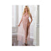 2pc Sheer Laced Night Gown Sweet Pink O/s - SexToy.com