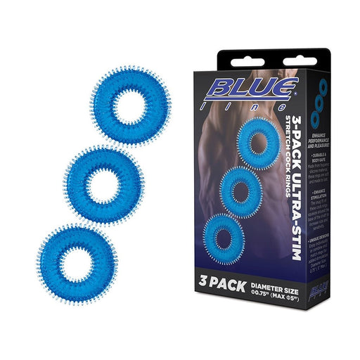 3-Pack Ultra-Stim Stretch Cock Rings - SexToy.com