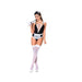 3 Pc French Maid Bodysuit, Apron & Head Piece Black/white M/l - SexToy.com