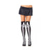 Acrylic Skeleton Over The Knee Socks O/s Black/white | SexToy.com