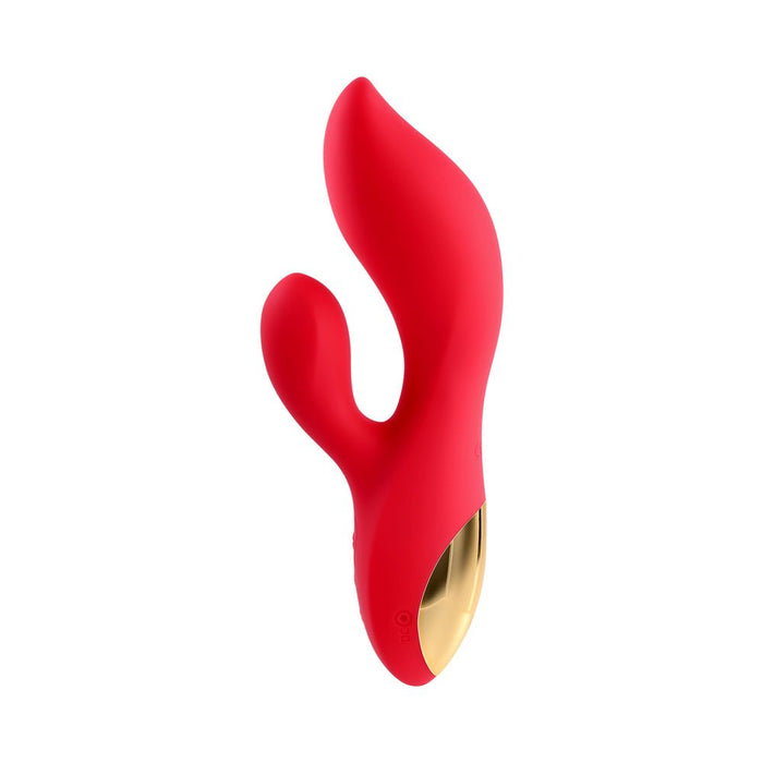 Adam & Eve - Eve's Big And Curvy G Dual Stimulator Red/gold - SexToy.com