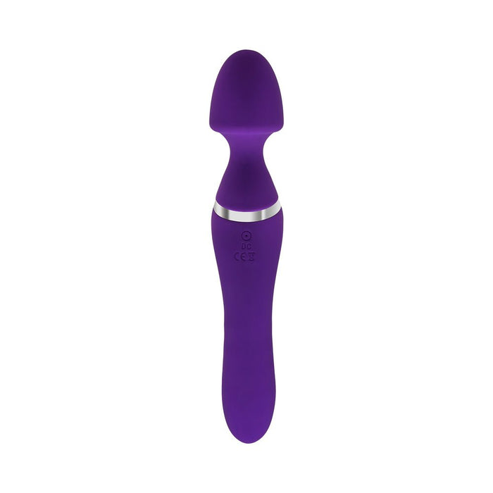 Adam & Eve - The Dual End Twirling Wand Silicone Purple - SexToy.com