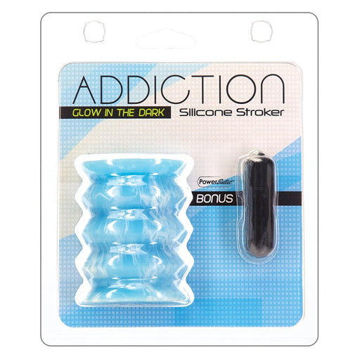 Addiction Masturbation Sleeve Gitd Blue - SexToy.com