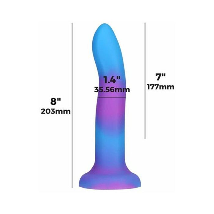 Addiction Rave Dong 8 In. G.I.T.D. Purple - SexToy.com