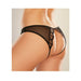 Adore Mirabelle Plum Panty Black O/S - SexToy.com