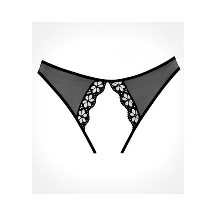 Adore Mirabelle Plum Panty Black O/S - SexToy.com