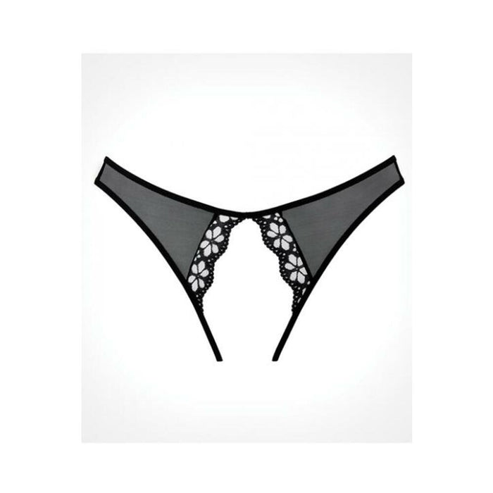 Adore Mirabelle Plum Panty Black O/S - SexToy.com