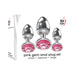 A&e Pink Gem Anal Plug Set | SexToy.com