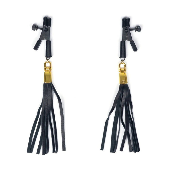 Alligator Clamp W/Leatherette Tassel - SexToy.com