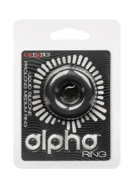 Alpha Prolong Medium Ring Black - SexToy.com