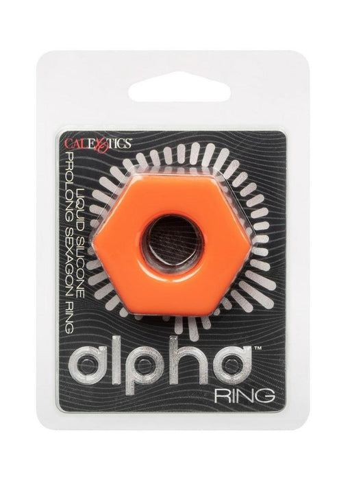 Alpha Prolong Sexagon Ring Orange - SexToy.com