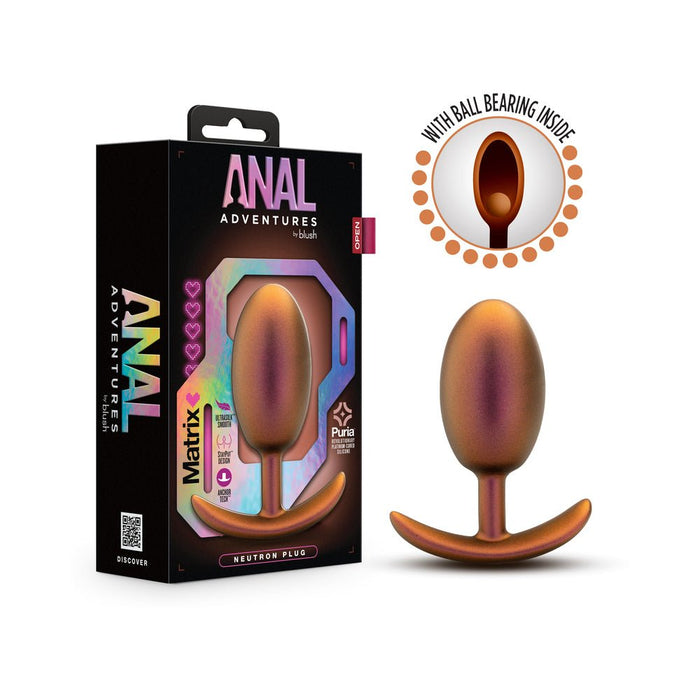 Anal Adventures Matrix Photon Plug Neptune Teal - SexToy.com