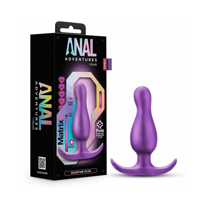 Anal Adventures Matrix Quantum Plug Galactic Purple - SexToy.com