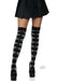 Argyle Knit Over The Knee Socks Os Grey - SexToy.com