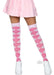 Argyle Knit Over The Knee Socks Os Pink - SexToy.com