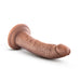 Au Naturel Jack Dildo 7 In. Mocha | SexToy.com