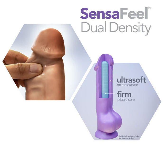 Au Naturel Jack Dildo 7 In. Mocha | SexToy.com