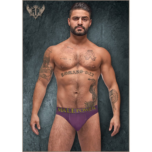 Avant-Garde Enhancer Thong Eggplant S/M - SexToy.com