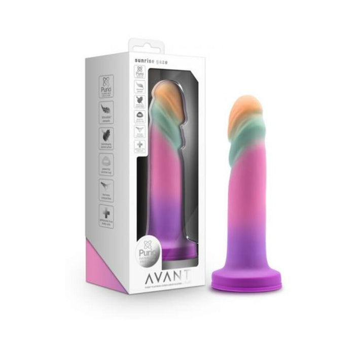 Avant Sunrise Gaze 7.5 In. Dildo Sherbet - SexToy.com