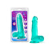 B Yours Plus Rock 'n' Roll Dildo Teal - SexToy.com