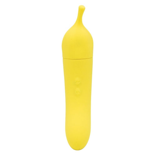 Banana Cream Air Pulse & G-Spot Vibrator - SexToy.com